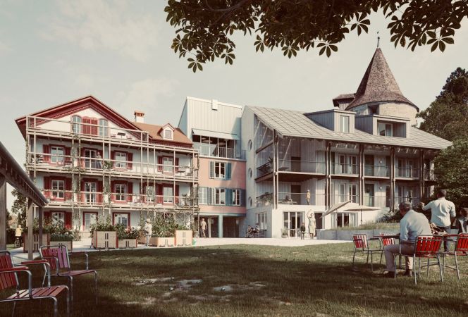 Visualisierung - Juna Architekten GmbH / studio w architektur gmbh und Widmer Partner 
